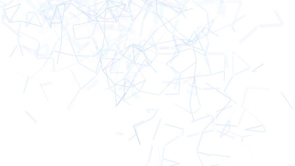 Abstract image of interconnected lines forming a digital network, ideal for illustrating concepts like technology, connection, or data. Perfect