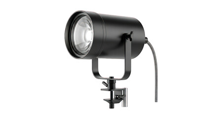 Studio spotlight isolated on transparent background