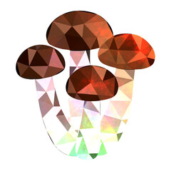 モザイク×ぶなしめじ(茶色)