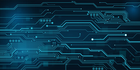 Design in the concept of electronic circuit boards.