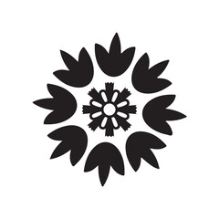 abstract flower vector