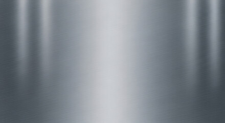 Obraz premium Brushed Metal Surface Texture with Subtle Lighting Effects and a Gentle Gradient Display