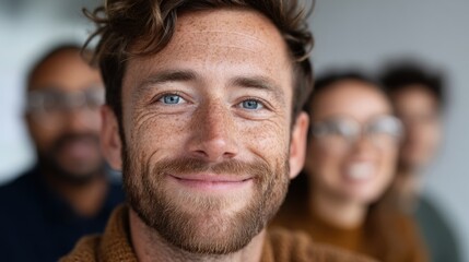 Entrepreneurship Theme: Confident startup founders presenting pitch deck in creative office  
