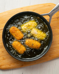 Spanish vegetable croquette tapa. Step-by-step recipe to learn how to cook.