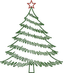A festive collection of highly detailed Christmas and New Year vector illustrations, including decorated trees, Santa Claus, reindeer, winter scenes, and holiday decorative elements suitable for greet