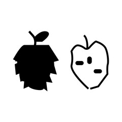 vector illustration of a soursop fruit