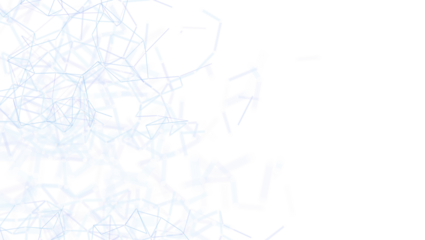 Digital abstract background with blue lines. Network connections or science technology concept. Artificial intelligence, data visualization. Mod