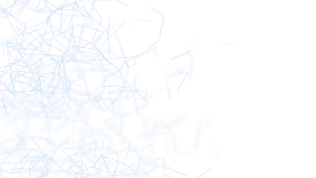 Digital abstract background with blue lines. Network connections or science technology concept. Artificial intelligence, data visualization. Mod