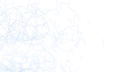 Abstract illustration of a digital network with connecting lines, representing technology,...