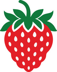 Obraz premium strawberry isolated on white