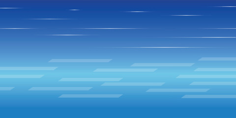 Abstract blue gradient background with dynamic horizontal motion lines. Perfect for modern design, technology, and futuristic digital projects.