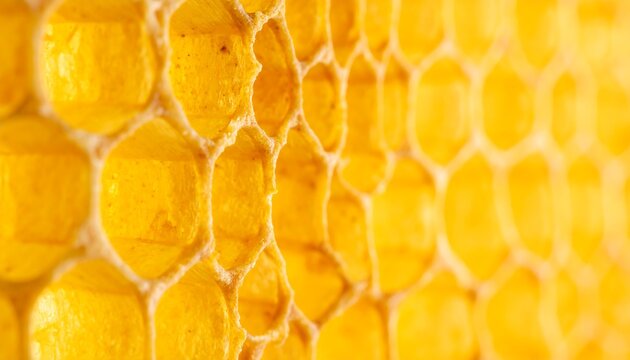 Close-up honeycomb texture