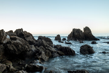 Corona del Mar State Beach at Sunrise