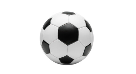 Obraz premium A soccer ball on a white background.
