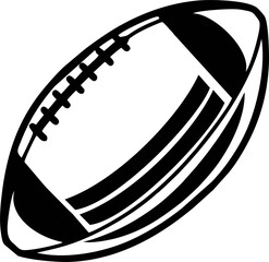 American football vector illustration, Rugby ball vector set, Football silhouette, American football ball svg, Rugby ball svg, Football svg, Sports ball vector