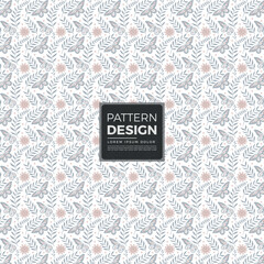 Floral and Butterfly Pattern Design Soft and Gentle Style