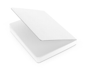 notebook isolated on white background.