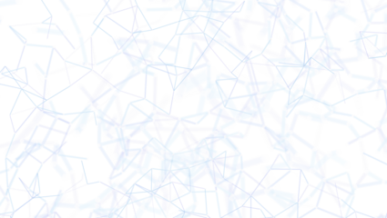 Abstract geometric background of interconnected lines in light blue, creating a sense of connection, technology, and data visualization. Perfect