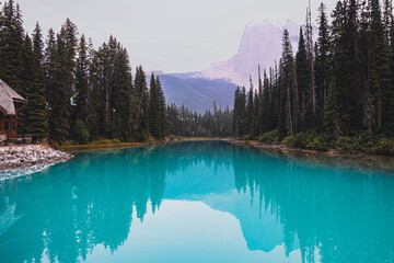 lake in Banff Rocky mountain