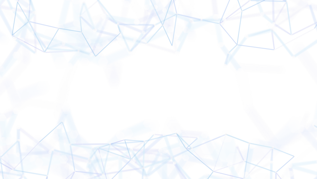 Abstract digital technology concept. Blue lines connect on white background. Modern design. Illustration for business presentations, web design,