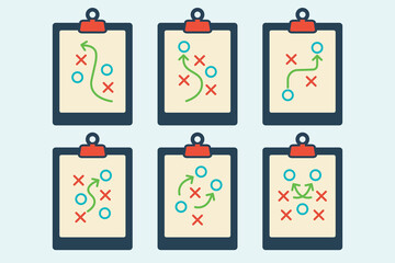 Sport tactical board design icon vector illustration