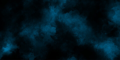 abstract blue fog or smoke color isolated background for effect, liquid fluid grunge texture, blue green or teal color texture with dark blue blurred background with light.