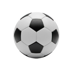 Fototapeta premium A soccer ball on a white background.