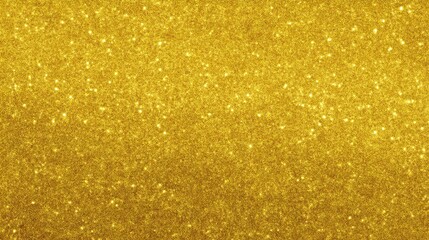 Obraz premium Sparkling yellow glitter texture background with shimmering particles and radiant shine for festive or elegant visuals.