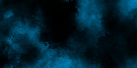 abstract blue fog or smoke color isolated background for effect, liquid fluid grunge texture, blue green or teal color texture with dark blue blurred background with light. © world war 5