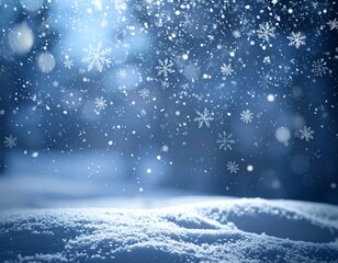 Soft Snowfall Overlay with Cinematic Depth and Winter Atmosphere