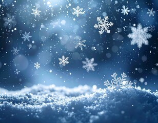Soft Snowfall Overlay with Cinematic Depth and Winter Atmosphere