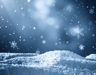 Soft Snowfall Overlay with Cinematic Depth and Winter Atmosphere