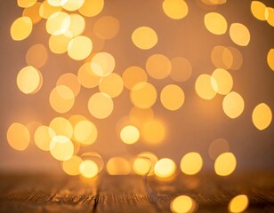 Warm Fairy Lights Bokeh Overlay with Cozy Christmas Glow