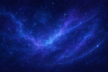 Obraz premium Deep Space Nebula with Stars and Cosmic Dust