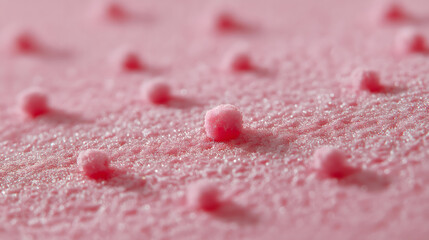 Inflamed skin shows detail close up, looking irritated and raised with its rough texture surface in this macro medical documentation