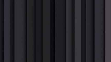 Obraz premium Dark gray vertical stripes with subtle shadow create a modern background.