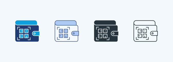 Qr Code Multiple Style Icon Collection