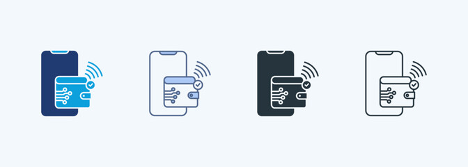 Near Field Communication Multiple Style Icon Collection