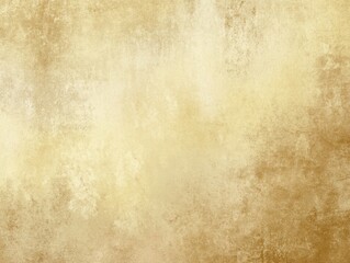 Fototapeta premium Vintage gold texture background with cream, beige, and brown tones, mimicking parchment paper with a soft pastel gradient and solid surface.