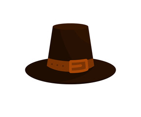 Pilgrim hat for thanksgiving celebration