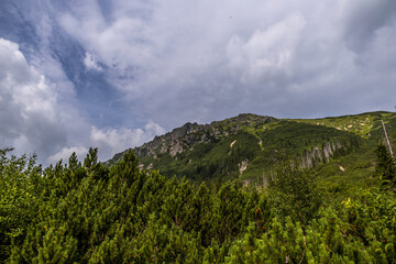Obraz premium clouds over the mountains