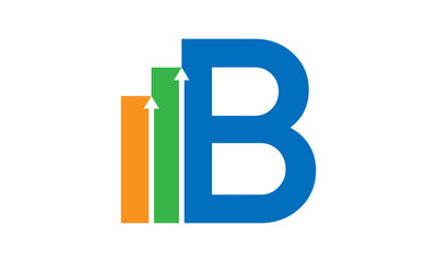 Letter B Financial Logo