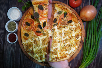 Pizza - Pizzaria - Comida - Alimento