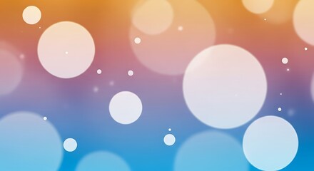 Soft bokeh lights abstract background with gradient colors