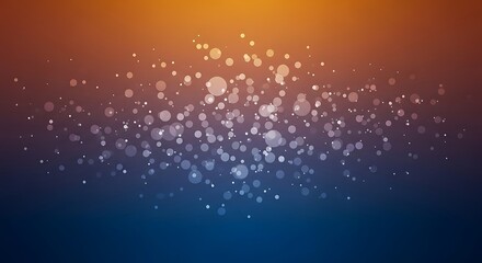 Obraz premium Abstract bokeh lights gradient background with warm and cool tones