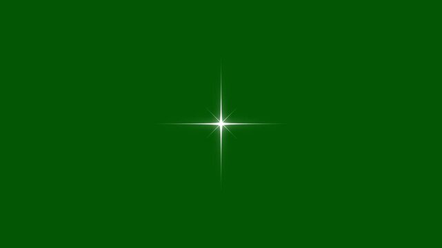 Twinkle star glitter sparkle, sparkling stars Shine animation, blinking cartoon stars, star sparkle vector doodles, glowing light effect, retro shine movement, flat green screen twinkle.