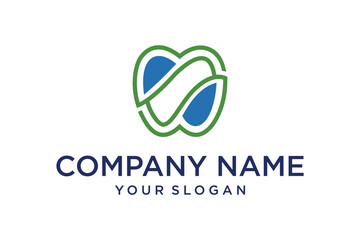 dental logo Abstract shape design vector