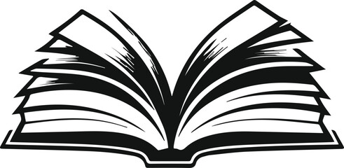 open book vector