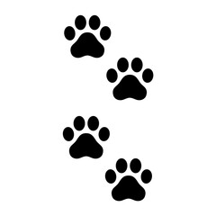 Cat Paw silhouette. Vector image