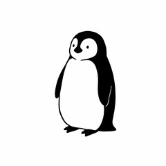 penguin on a white background